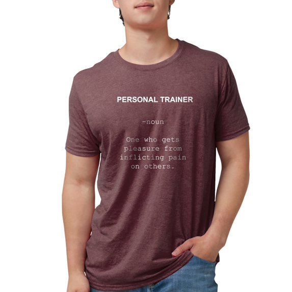 CafePress - Personal Trainer Noun T Shirt - Mens Tri-blend T-Shirt