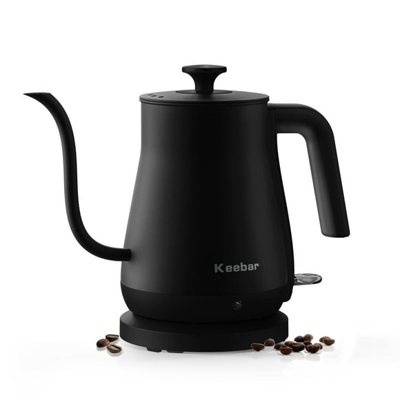 Hervidor eléctrico Keebar Gooseneck 0.8L 1000W de acero inoxidable