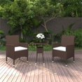 thumbnail image 4 of Bowery Hill Contemporary Garden Dining Set in Brown/Cream White, 4 of 8