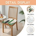 thumbnail image 2 of Cute Cactus Seat Covers for Dining Room Chairs Set Of 4,Stretch Printed Washable Chair Seat Cover with Elastic Ties and Button,Removable Waterproof Couch Cushion Covers, 2 of 6