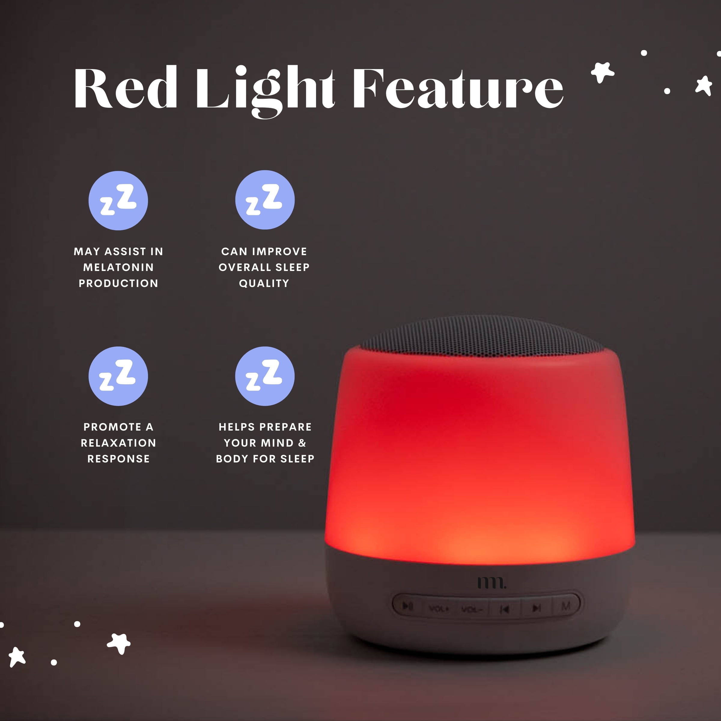 The Midwife Mumma Baby Sound Machine with Night Light, White Noise Machine for Baby Sleeping with 34 Soothing Sounds, Timer, App, Touch