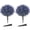 Lavender, variant on THE BRIVE 2PCS 21.6" Artificial Boxwood Ball Topiary Trees (Purple Lavender), with ground stakes,  Ideal for garden landscaping, balcony/terrace decoration, and spring holiday decorations.