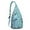 Sky-blue-30, variant on Waterproof Sling Backpack for Women – Lightweight Crossbody Chest Bag with Adjustable Strap for Travel & Outdoor – Mermaid Scales, Ocean Waves & Nautical Sea Life Print