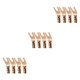thumbnail image 4 of Bearachild 4X Clip de Cable conector de Cable conector Banana cobre mano de obra fina accesorios industriales suministros de altavoces cobre Type1 NO1, 4 of 6