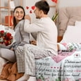 thumbnail image 5 of Blanket Gifts for Wife Romantic Anniversary Birthday Gifts for Wife Her I Love You Presents for Wife from Husband to My Wife Warm Gifts for Christmas Valentine's Mother's Day, 5 of 5