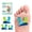 Patterned, variant on Welnove U-Shaped Felt Callus Pads - 36 CT Self-Adhesive Cushions, Helps Reduce Friction & Discomfort, Patterned