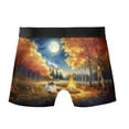 thumbnail image 2 of Hello Fall Ragdoll Enjoys Warm Campfire Autumn Night Bright Moon All Over Print Boxer Briefs Underwear for Men Dad Cat Lover Kitten Owner Gifts Idea - 01008, 2 of 6