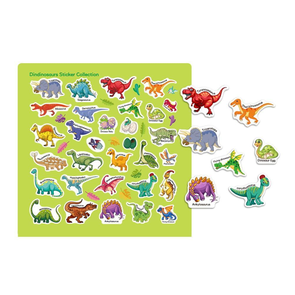 TPQKA Reusable Sticker Book For Kids 2-4 Years, 8 Pack Kids Toddlers  Activity Book Animals, Dinosaurs, Farm, Insects,Vehicles, Ocean