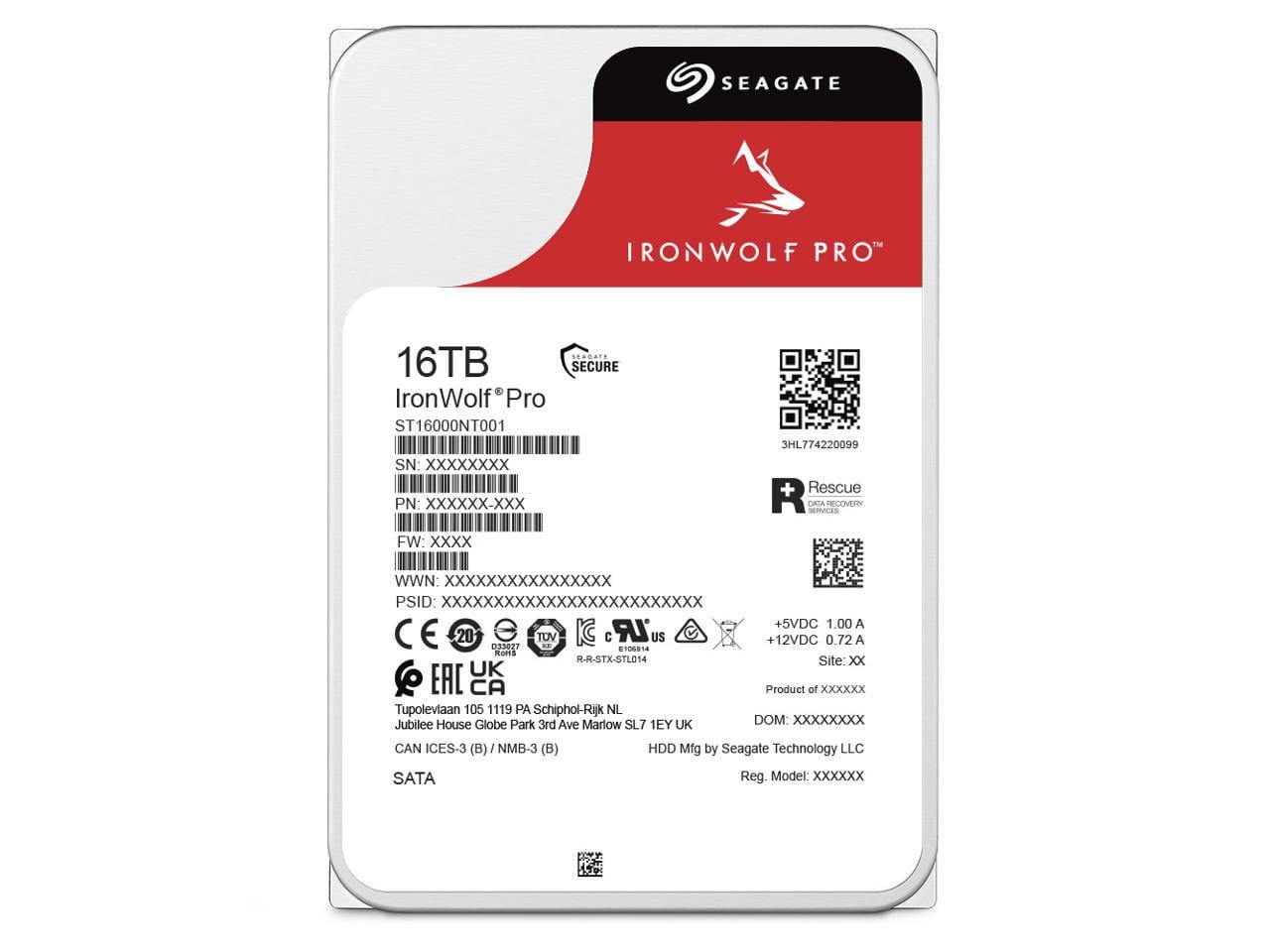 Seagate IronWolf Pro ST16000NT001 16TB 7200 RPM 256MB Cache Seagate IronWolf Pro ST16000NT001 16TB 7200 RPM 256MB Cache