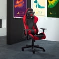thumbnail image 5 of Techni Office Solutions 53" Vibrant Black and Red Unique Techni Sports TS-90 Comfortable Gaming, 5 of 8