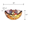 thumbnail image 4 of Lighting ANNA Victorian 1 Light Textured Black Wall Sconce 12" Wide, 4 of 4
