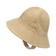 thumbnail image 4 of Maean Infant Baby's Bucket Hat Short Brim Sun Hat with Strap Packable Sun Protection Outdoor Fisherman Hat, 4 of 6