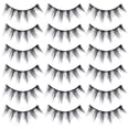 thumbnail image 1 of EIMELI 20 Pairs Fake Eyelash Artificial Lashes Makeup Fake Lashes Lash Strip Makeup Eyelashes, 1 of 5
