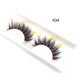 thumbnail image 1 of Granjero Gordo 1 par de pestañas postizas de colores brillantes y esponjosas con pestañas postizas de colores para maquillaje de escenario y juegos de rol (h34), 1 of 3
