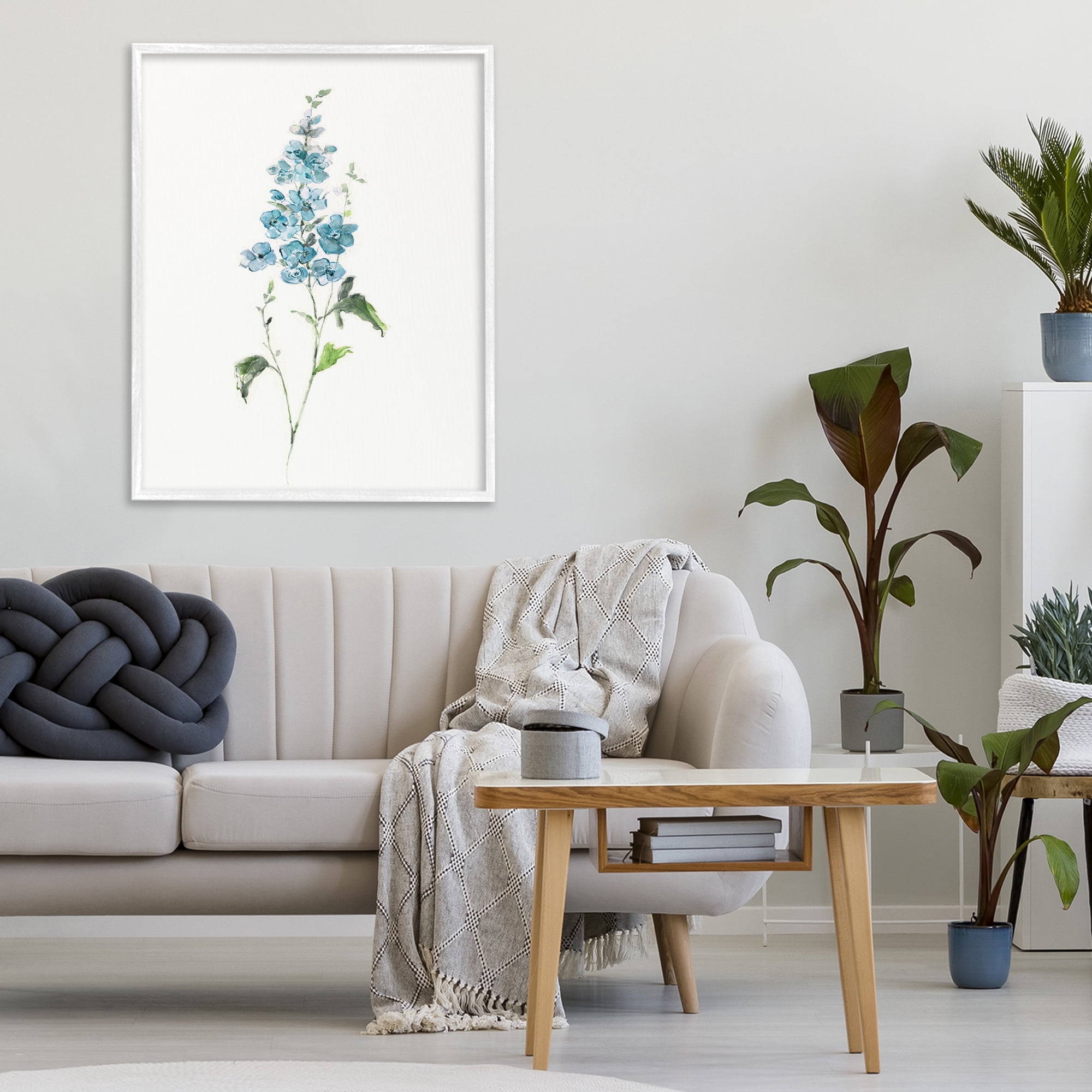 Stupell Industries Natural Spring Herbs White Framed Giclee Art, design by Sally Swatland