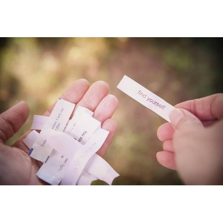 Fortune Find Yourself Instagram Effect Print Wall Art By Soupstock