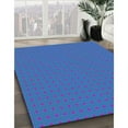 thumbnail image 3 of Ahgly Company Machine Washable Indoor Rectangle Transitional Balloon Blue Area Rugs, 8' x 12', 3 of 7