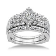 1 Carat Marquise-Cut Diamond Bridal Set - per rosy: I don?t see that item in the inventory feed from JDC ? please take off the site until we confirm they have to sell