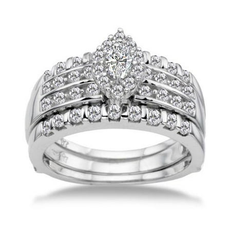 1 Carat Marquise-Cut Diamond Bridal Set - per rosy: I don?t see that item in the inventory feed from JDC ? please take off the site until we confirm they have to sell