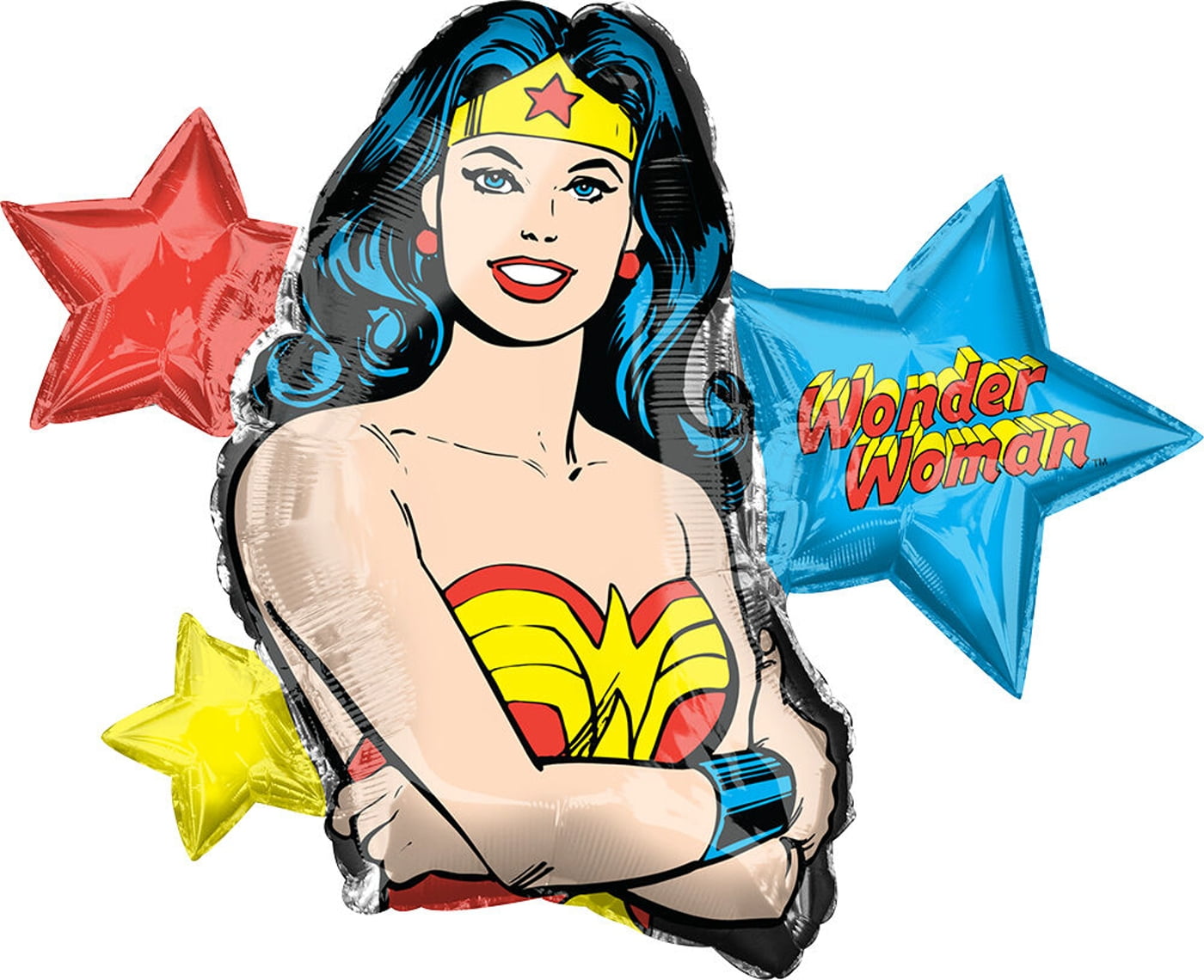 Wonder Woman 4th Birthday Party Supplies and Balloon Decorations