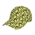 thumbnail image 6 of Lsque Avocado Baseball Cap Trucker Low Profile Hat Golf Dad Hat Adjustable Original Classic Unconstructed Plain Cap Men Women, 6 of 9
