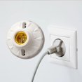 thumbnail image 4 of Portalámparas con Base LED E27, adaptador de soporte de bombilla, salida de enchufe de rosca, 1 unidad, 4 of 4