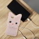 thumbnail image 2 of Funda de teléfono con diseño de gato de peluche, esponjosa y protectora, compatible con iPhone 7/8/SE, 2 of 6