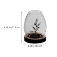 thumbnail image 2 of 1 Pce Porte-Bougie en Verre Exquis pour Bougie d'Intérieur, 2 of 8
