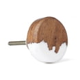 thumbnail image 5 of Perilla Home Set of 6 Wooden Knobs for Cabinet & Drawers Decorative Knobs for Dresser Kitchen Cabinet Vienna Knobs for Room Hardware Cupboard Door Knobs Dresser Wardrobe and Drawer Pulls (Brown), 5 of 7