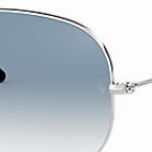 Silver/Crystal Light Blue Gradient 55mm