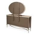 thumbnail image 6 of Michael Amini Villa Cherie Wood Dresser and Mirror in Hazelnut Brown, 6 of 15