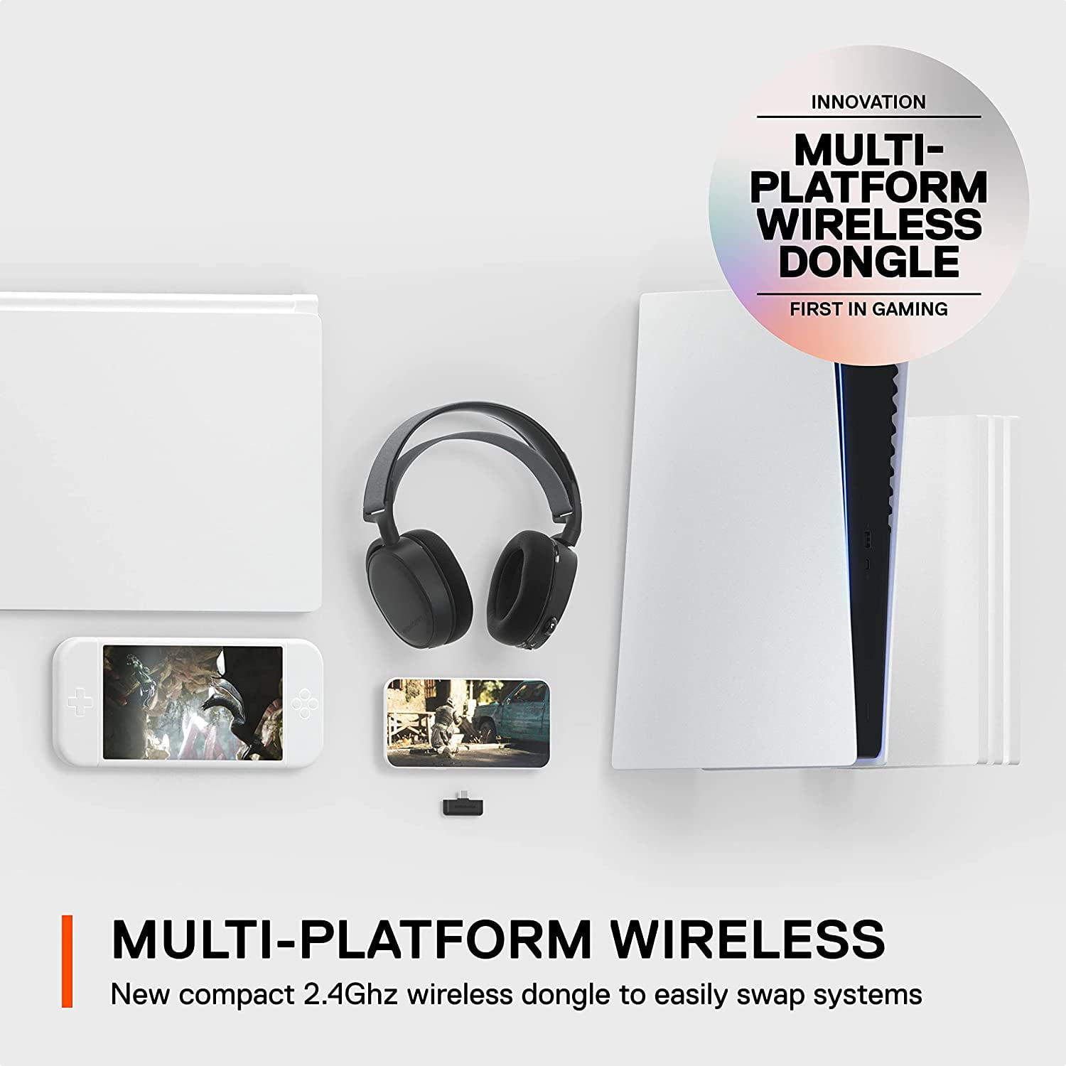 Kliniek Mijlpaal vroegrijp SteelSeries Arctis 7+ Wireless Gaming Headset, Lossless 2.4 GHz, 30 Hour  Battery Life, USB-C, Black - Walmart.com