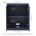 thumbnail image 4 of Evelyn&Zoe Alston 28" Wide Rectangular Accent Cabinet, Dark Blue, 4 of 8