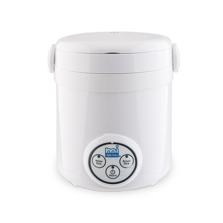 Aroma MRC903D Housewares Mi 3-Cup (Cooked) (1.5-Cup UNCOOKED) Digital Cool Touch Mini Rice Cooker