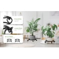 thumbnail image 4 of 2 Pack Dia.18.1" x 3.5" H Round Plant Caddy with Wheels, Fully Assembled, Heavy Duty Construction, 300 Lbs Capacity, Load-Bearing Wheels with Brakes, No Installation Required, 4 of 9