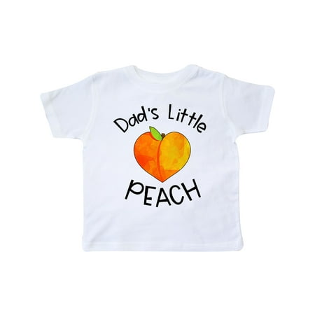 

Inktastic Dad s Little Peach Cute Peach Heart Gift Toddler Boy or Toddler Girl T-Shirt