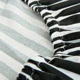 thumbnail image 3 of NTBAY Microfiber King Fitted Sheet, Ultra Soft and Breathable Fitted Bed Sheet with 15" Deep Pocket, 78x80 inch, Pinstripe, 3 of 5
