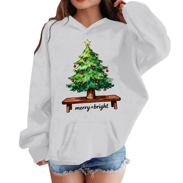 Sudadera con capucha para niñas y niños, sudadera de manga larga con cuello redondo y estampado de moda, jersey con bolsillo, sudadera de poliéster para niñas