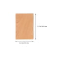 thumbnail image 4 of 3pcs Wooden Block DIY Craft Cutout Wood Block for Art Crafts Project (Light Yellow), 4 of 9