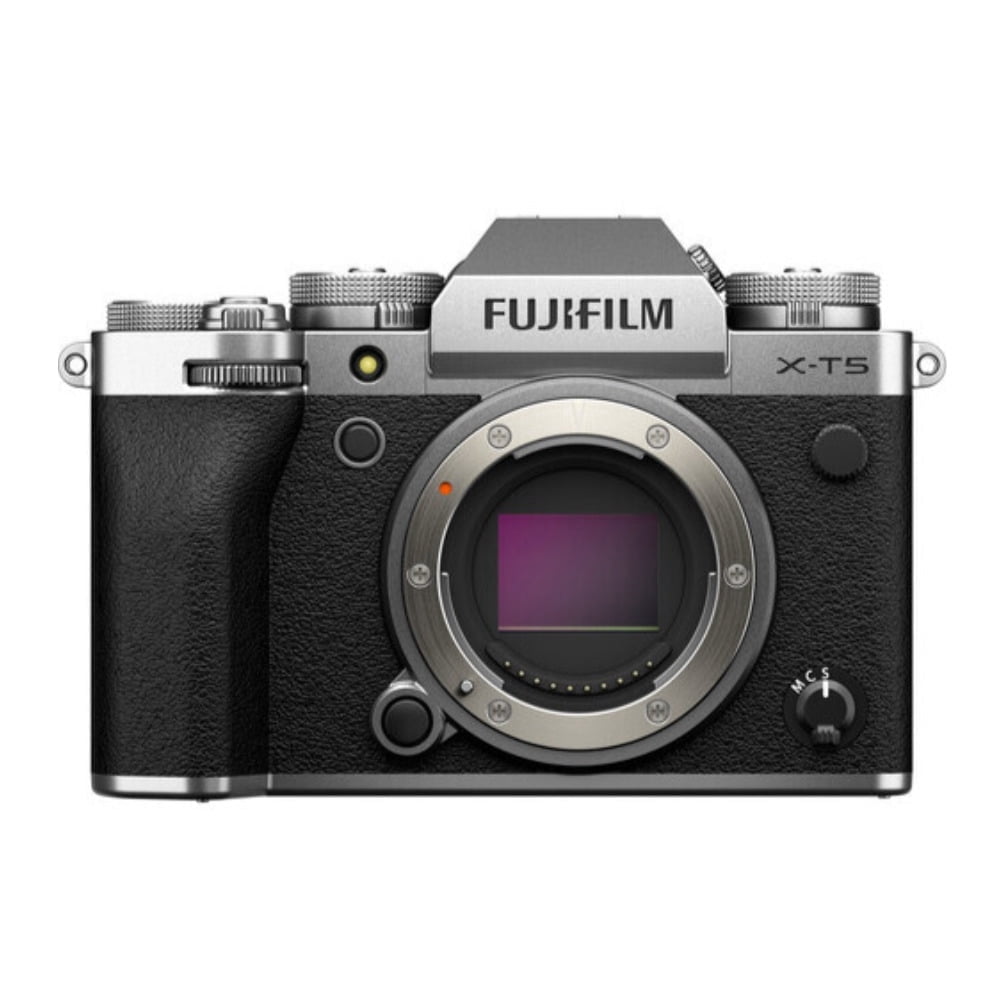 Restored FUJIFILM X-T5 40.2MP APS-C Mirrorless Camera Body, 6.2K Video, Silver, International model