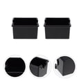 thumbnail image 5 of KAKOWELY Black Acrylic Tea Bag Holder for Storage Multipurpose Container 2Pcs,3.35"X2.52"X1.97", 5 of 5
