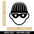 thumbnail image 2 of Occupation Thief Burglar Criminal Icon Self-Inking Rubber Stamp Ink Stamper - Green Ink - Medium 1 Inch, 2 of 7
