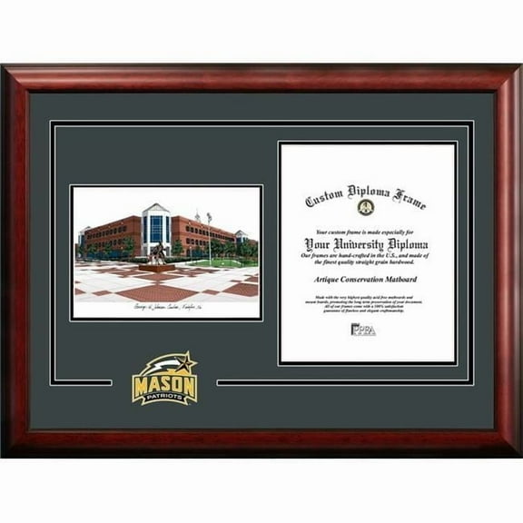 George Mason University 14" x 10" Spirit Graduate mDiploma Frame