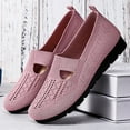thumbnail image 3 of Mepaouo Women's Slip on Loafer Shoes Mesh Casual Ballet Nurse Walking Sneakers Knit Low Wedge Flats, 3 of 8