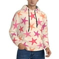 thumbnail image 2 of Naloa Starfish Men's Casual Hooded Collar Drawstring Hoodies Pullover Sweatshirts Casual Long Sleeve Shirts-XX-Large, 2 of 7