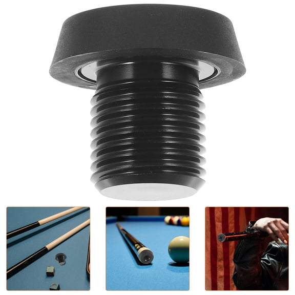 Milisten Billiards Cues Stick Protection Cap 1Set Aluminum Screw for Sports Equipment Maintenance