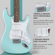 Fender Squier Stratocaster - Daphne Blue w/ Amplifier