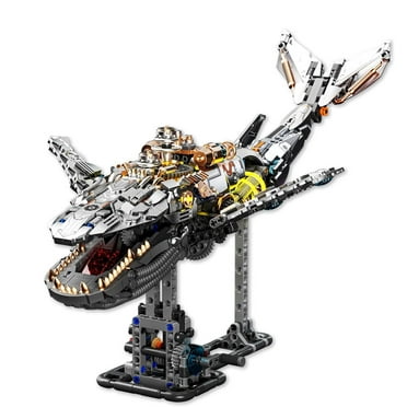RUBINZHI Mechanical Whale Animal Building Blocks Set Compatible with Lego Fish Ocean for Adults