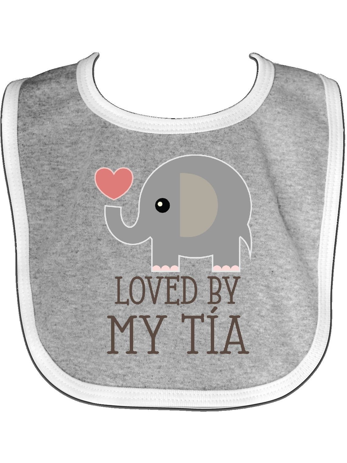 Tia Loves Me Baby Elephant Baby Bib - Walmart.com