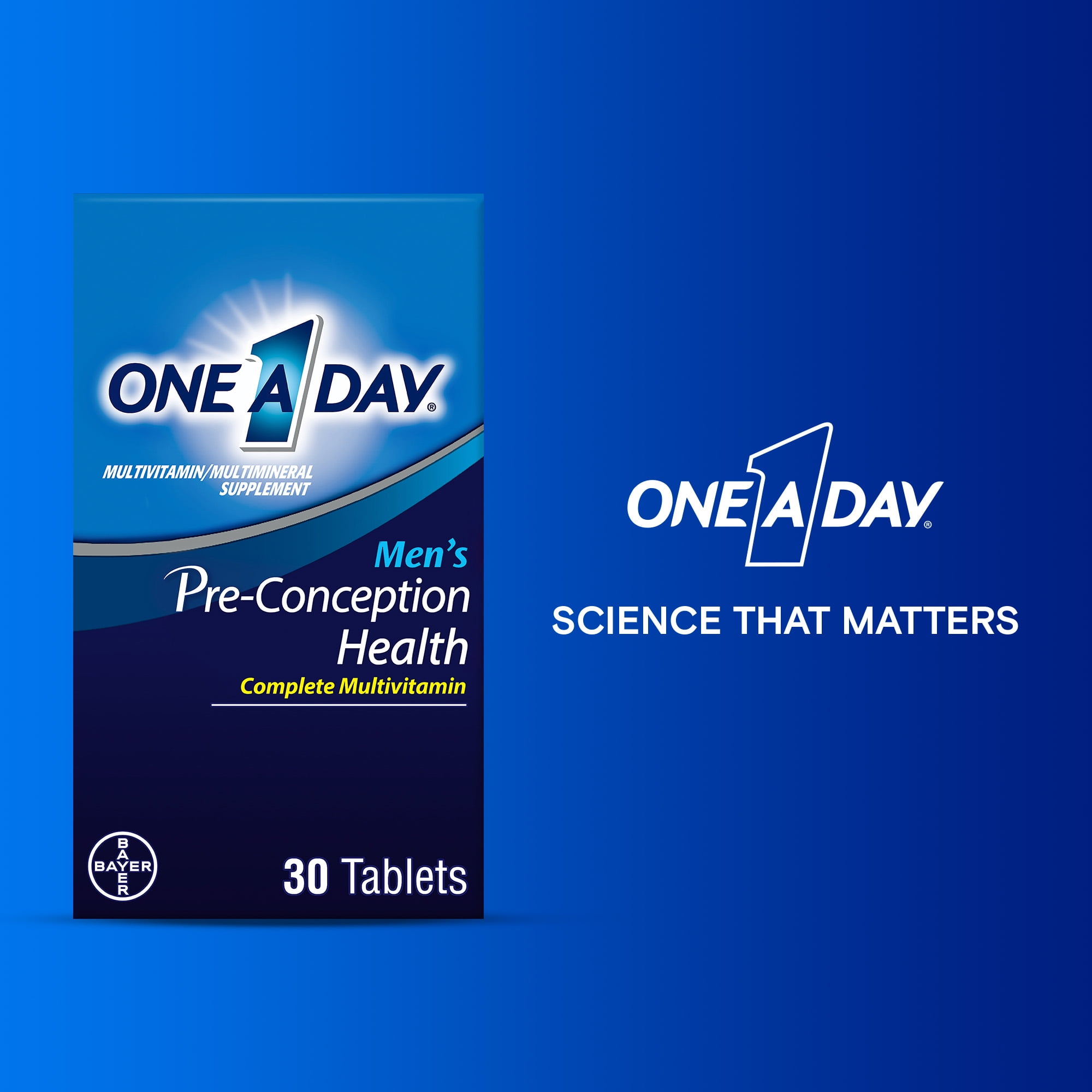 ONE A DAY Men's Pre-Conception Health Tablets 30ct.